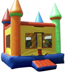 Rainbow Castle Bounce House